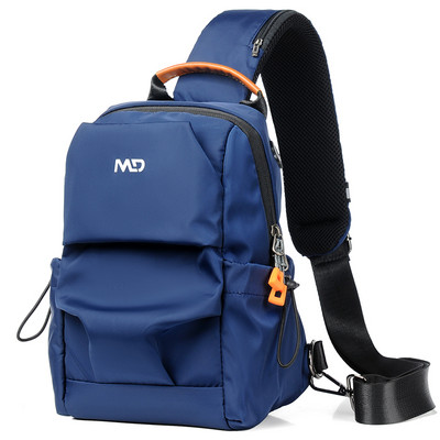 Pánsky ležérny batoh so zipsom a nápisom, dva modely