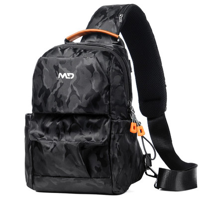 Pánsky ležérny batoh so zipsom a nápisom, dva modely