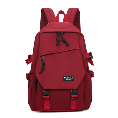 Pánsky batoh s nápisom a širokými popruhmi