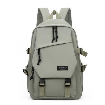 Pánsky batoh s nápisom a širokými popruhmi