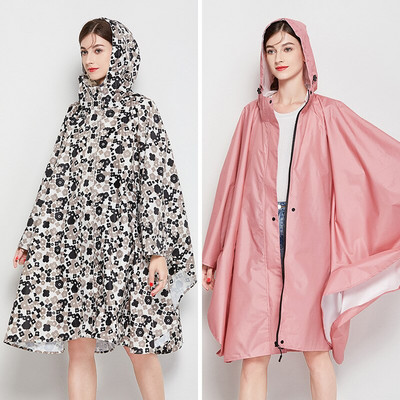 Ladies Rain Coat Cover Poncho Trench Women Light Waterproof Rainwear Soft Raincoats Cloak Chubasqueros Mujer