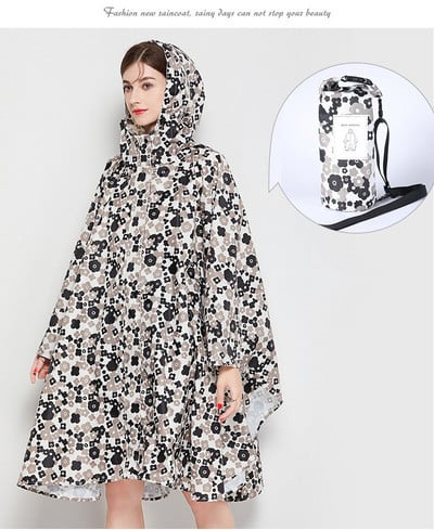 Дамски дъждобран Пончо Тренч Дамски леки водоустойчиви дъждобрани Меки дъждобрани Наметало Chubasqueros Mujer