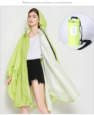 Дамски дъждобран Пончо Тренч Дамски леки водоустойчиви дъждобрани Меки дъждобрани Наметало Chubasqueros Mujer