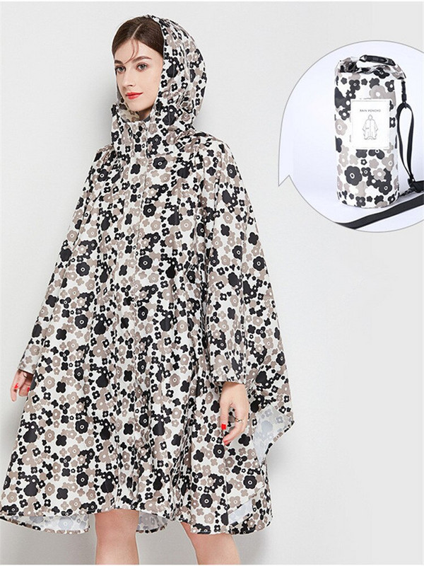 Дамски дъждобран Пончо Тренч Дамски леки водоустойчиви дъждобрани Меки дъждобрани Наметало Chubasqueros Mujer