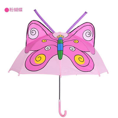 Doprava zadarmo 2021 Horúci výpredaj Detský dlhý dáždnik so zvieratkami pre chlapcov a dievčatá Kreslený dáždnik s dinosaurom Detský slnečník Detský dáždnik