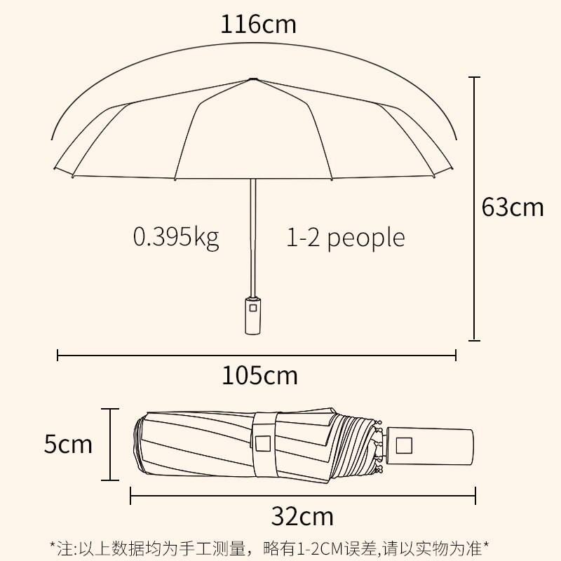 Automatický vetruodolný dáždnik pre mužov, 10 rebier, veľká veľkosť, reflexný prúžok, dámsky, mužský, slnečník s 3 skladacími dáždnikmi, dáždnik do dažďa pre mužov