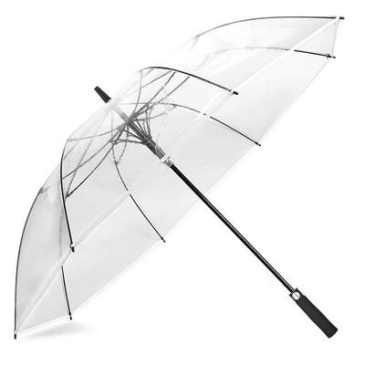ZOMAKE Прозрачен чадър за голф, голям ветроустойчив чадър Автоматично отворен чадър за дъжд за жени Сватбен чадър
