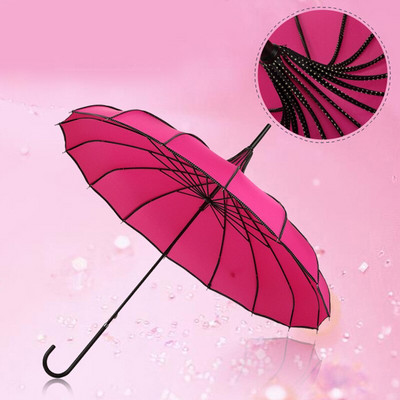 Ветроустойчив чадър за слънце и дъжд UV защитен чадърЧадър за пътуване Сватбено парти Моден сгъваем чадър Винтидж чадър пагода