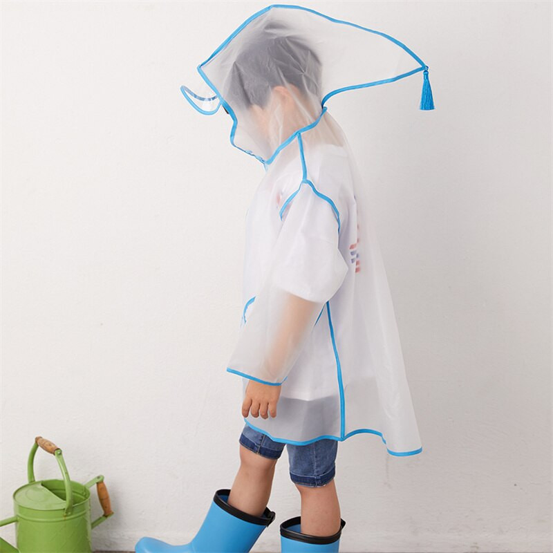 Detský pršiplášť, nepremokavý pršiplášť, priehľadný, pre deti do materskej školy, pre študentov, ochranný pršiplášť, pončo