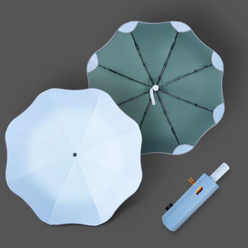 Anti-UV Πλήρης αυτόματη επαγγελματική ομπρέλα 3 Πτυσσόμενη ανδρική γυναικεία ομπρέλα ομπρέλα ηλίου βροχή Γυναικεία αντιανεμική πολυτελής ομπρέλα για άνδρες