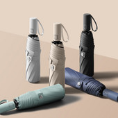 NOVÝ farebný automatický dáždnik pre ženy pre dievčatá, darček, mini kawaii ochrana, skladací malý dáždnik, roztomilý, vetruodolný, UV ochrana