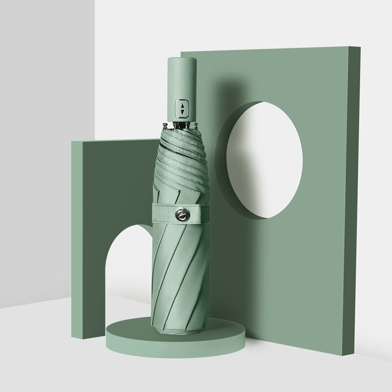 NOVÝ farebný automatický dáždnik pre ženy pre dievčatá, darček, mini kawaii ochrana, skladací malý dáždnik, roztomilý, vetruodolný, UV ochrana