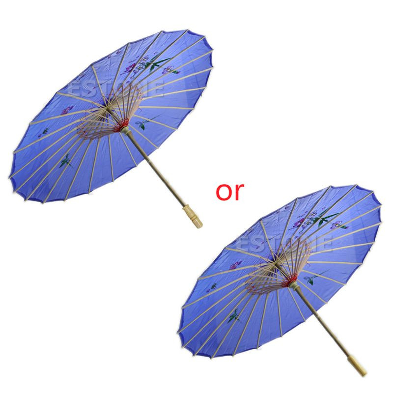 Grace japāņu ķīniešu lietussargs Art Deco gleznots saulessargs kāzu deju ballītei