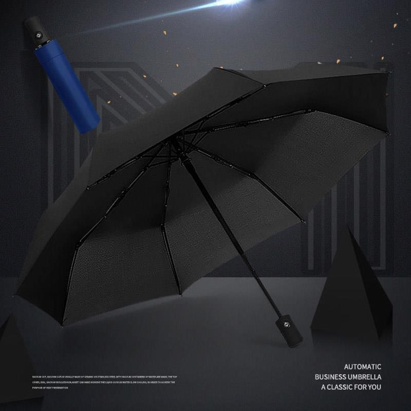 Vetruodolný dámsky automatický dáždnik pre ženy a mužov, skladací 3-kostný pánsky dáždnik, veľký dáždnik do dažďa, biznis slnečník