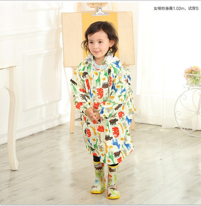 Detský pršiplášť s kapucňou, PVC lepidlo, pršiplášť s batohom, veľký klobúk, módny detský turistický pršiplášť do škôlky