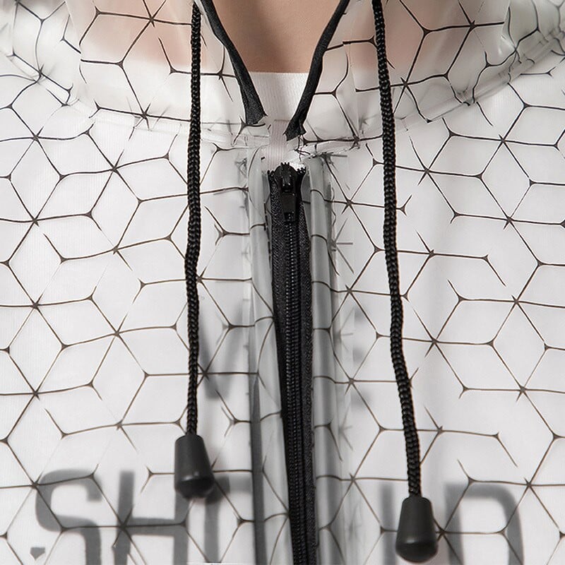 Pončo opakovane použiteľné nepremokavé EVA dámske pršiplášťové pláštenka s kapucňou pre mužov, pončo s kapucňou pre vonkajšie turistické batohy, cyklistiku, turistiku