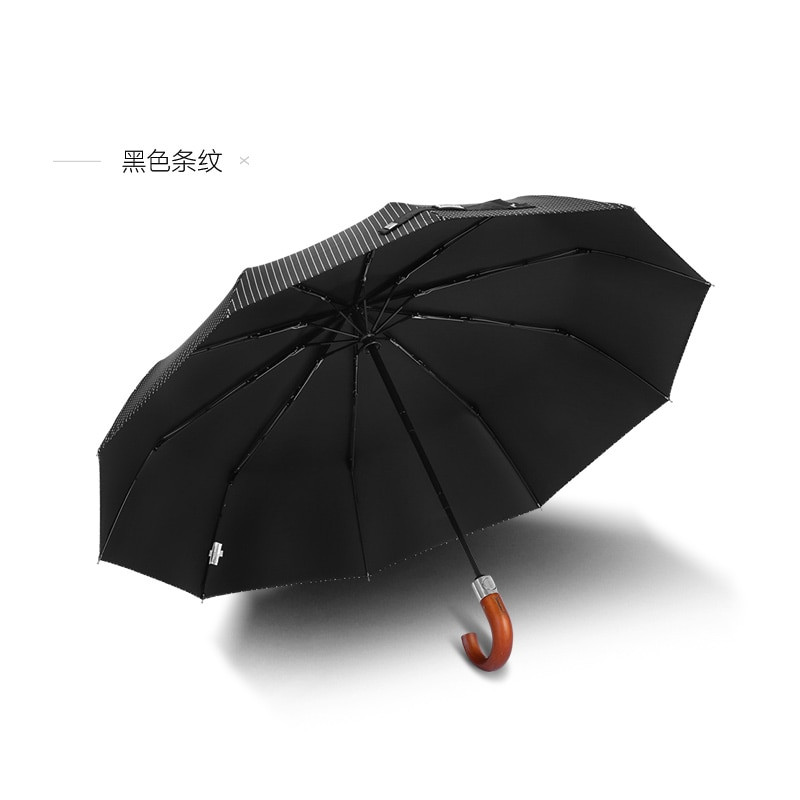 2019 Nový značkový pánsky dáždnik 10K vetruodolný drevený držiak veľké pánske dáždniky do dažďa kvalitné klasické biznis dáždniky