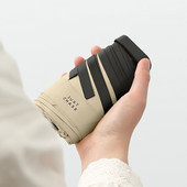 Vreckový mini skladací dáždnik, prenosný cestovný šesťskladací dáždnik, dážď a slnko, slnečník, nástroj, UV vonkajší dáždnik pre ženy