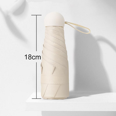 Mini skladací dáždnik, vreckový telefón, dámsky dáždnik, mužský ultraľahký, ľahký dážď, slnečný dáždnik, dievčenský slnečník s UV ochranou