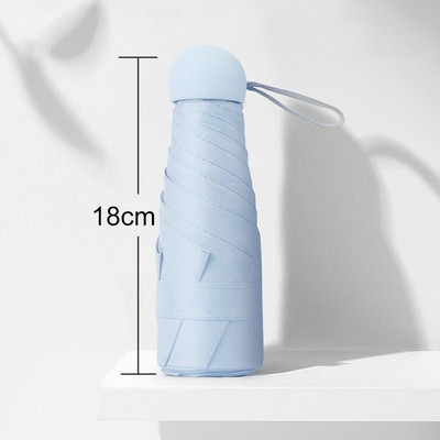 Mini skladací dáždnik, vreckový telefón, dámsky dáždnik, mužský ultraľahký, ľahký dážď, slnečný dáždnik, dievčenský slnečník s UV ochranou