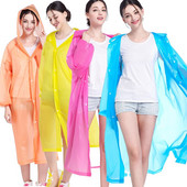 Női esőkabát vízálló átlátszó vastagított férfi esőkabát kültéri kemping kapucnis poncsó esőruha 145-190 cm-ig