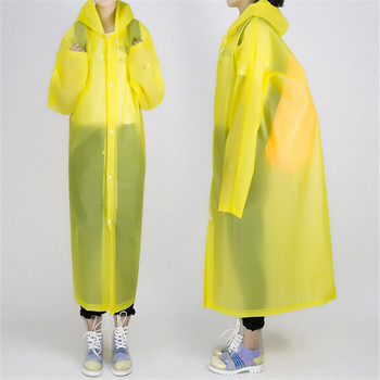 Αδιάβροχο γυναικείο αδιάβροχο διαφανές ανδρικό παλτό βροχής Υπαίθριο κάμπινγκ Ταξίδι Hoodie Ponchos Rainwear κοστούμι για 145-190 cm