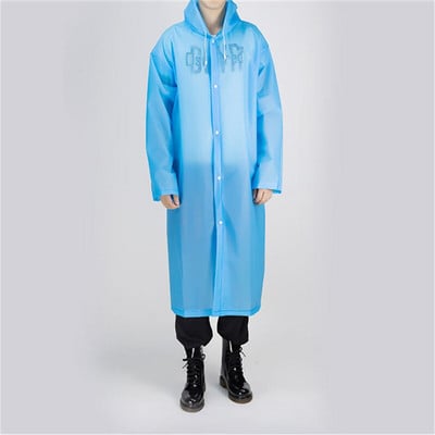 Női esőkabát vízálló átlátszó vastagított férfi esőkabát kültéri kemping kapucnis poncsó esőruha 145-190 cm-ig