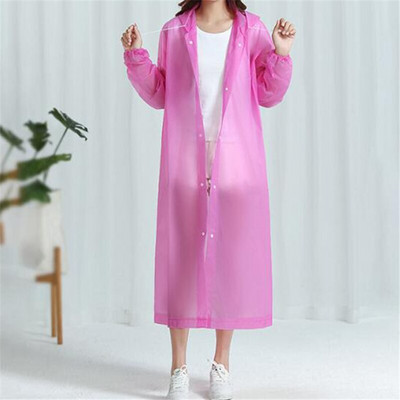 Női esőkabát vízálló átlátszó vastagított férfi esőkabát kültéri kemping kapucnis poncsó esőruha 145-190 cm-ig