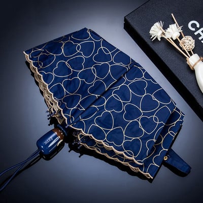 Automatický čipkovaný dáždnik, dáždnik s ochranou proti UV žiareniu, farby dáždnikov, dizajnérske dáždniky, 8K vetruodolný slnečník pre milovníkov prírody