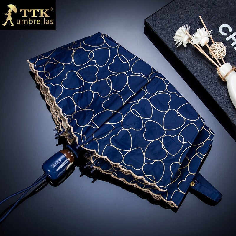 Automatický čipkovaný dáždnik, dáždnik s ochranou proti UV žiareniu, farby dáždnikov, dizajnérske dáždniky, 8K vetruodolný slnečník pre milovníkov prírody