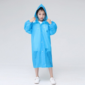 Νέο αδιάβροχο αδιάβροχο παλτό EVA Παιδικό αδιάβροχο για ενήλικες Thickened Kids Clear Transparent Tour Αδιάβροχο κοστούμι αδιάβροχο Αδιάβροχα