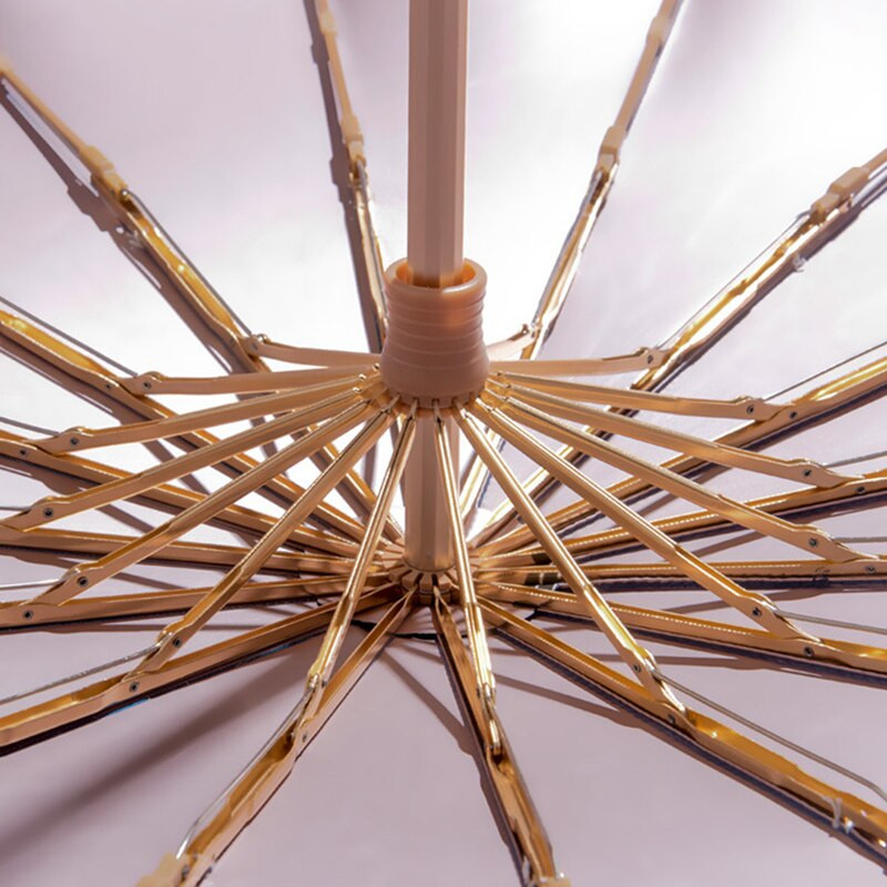 16K szélálló esernyő eső női japán stílusú tiszta napernyők UV védelem nagy összecsukható esernyő női napernyő UPF50+