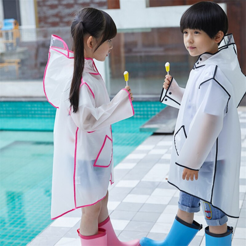 Detský pršiplášť, nepremokavý pršiplášť, priehľadný, pre deti do materskej školy, pre študentov, ochranný pršiplášť, pončo