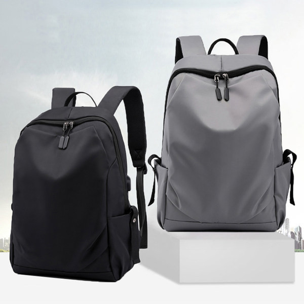 Pánsky textilný batoh jednofarebný s predným vreckom