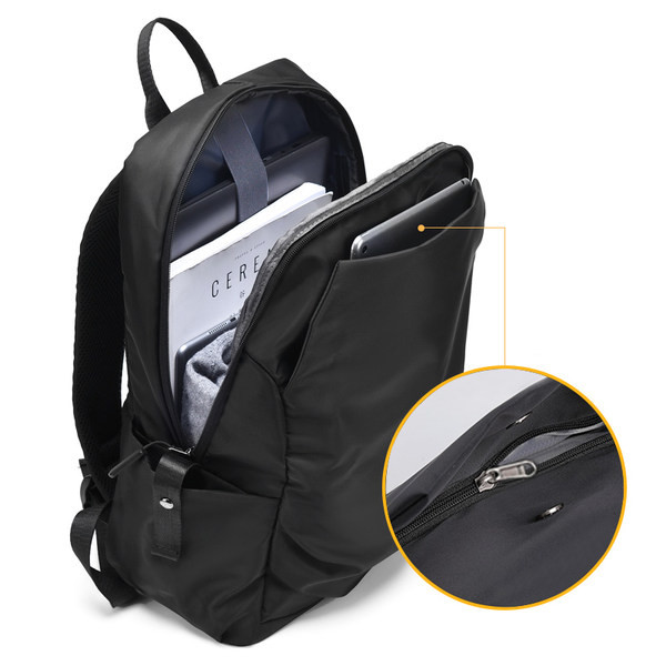 Pánsky textilný batoh jednofarebný s predným vreckom