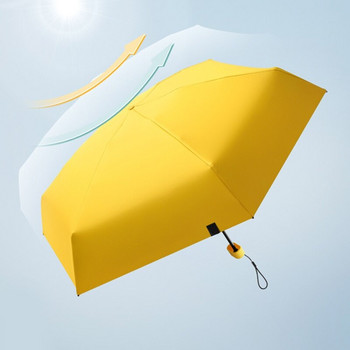 Φορητό Γυναικείο Πτυσσόμενο ελαφρύ αντηλιακό ομπρέλας τσέπης διπλής χρήσης