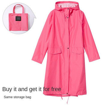 Γυναικείο ανδρικό αδιάβροχο για ενήλικες Διαφανές διαφανές κάμπινγκ κουκούλα αδιάβροχο κοστούμι Παχύ αδιάβροχο παλτό πόντσο βροχής