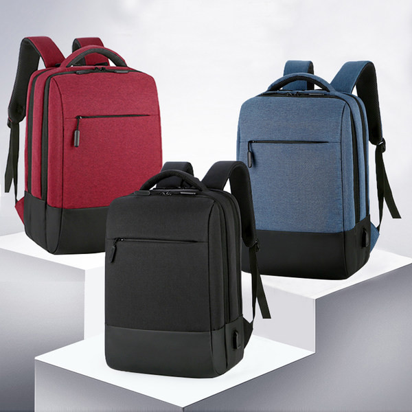 Rucsac bărbătesc textil cu buzunar frontal în mai multe culori