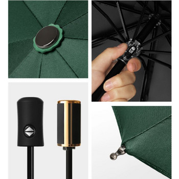 Четири цвята мъжки и дамски гумен сенник плат чадър сгъваем сенник чадър дамски ръчен багаж автоматичен чадър