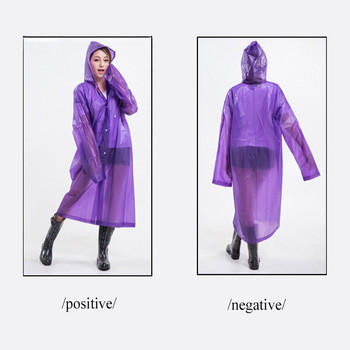 Αδιάβροχο Γυναικείο Ανδρικό Αδιάβροχο Παχύ Αδιάβροχο Αδιάβροχο Τουρισμός Υπαίθρια Πεζοπορία Rain Poncho Raincoat Hooded Rain Coat