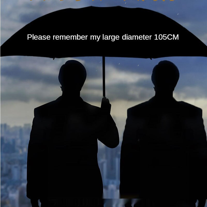 Vetruodolný LED svetelný automatický dáždnik do dažďa pre ženy a mužov s reflexným pruhom, obrátený dáždnik, 10K dáždniky