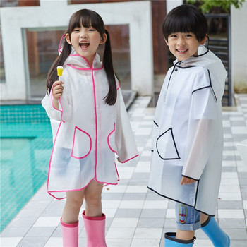 Αδιάβροχο παιδικό σιαμέζικο καρτούν αδιάβροχο φόρμα εξωτερικού χώρου One Piece Rainwear Coat Πολύχρωμο Unisex Παιδικό παλτό Rainwear