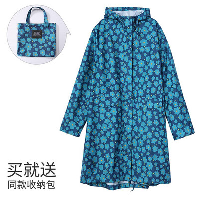 Női esőkabát, hosszú esőruha Férfi esőkabát Át nem eresztő poncsó divatos felnőtt kabát vízálló esőköpeny huzat kapucnis