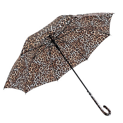 Parachase Fashion Model Leopard Umbrelă ploaie femei rezistente la vânt cu mâner lung umbrelă fete brand automat umbrele pliabile 8K