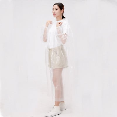 Pohodlný prenosný pršiplášť pre dospelých Jednorazový extra hrubý núdzový nepremokavý pršiplášť Farebný pončo