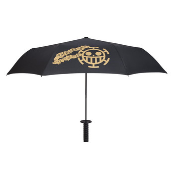 Чадър за мъже, ръчно управление, трикратен самурайски 8-кост, подарък за творческа личност, аниме, сгъваем чадър