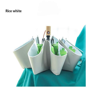 Kétrétegű, automatikus esernyő, női, 3 összecsukható, erős, szélálló női, 8K nagyméretű, férfi leveles napernyő