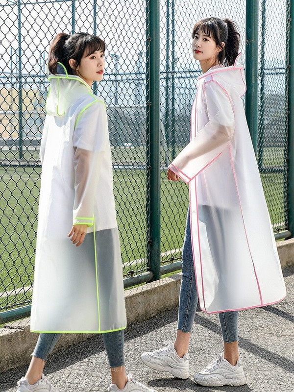 Férfi esőkabát, átlátszó, vízálló női esőkabát, női, szélálló, egyszemélyes esőruházat, vízálló, környezetbarát utazás