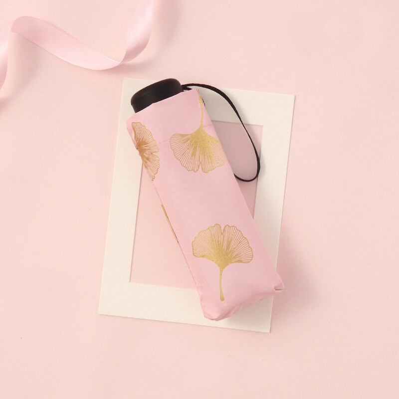 Umbrele automate YADA Fashion Ginkgo Biloba Umbrele pliabile cu frunze ploioase rezistente la vant pentru femei umbrela de soare UV Leaf Paraguas YD213