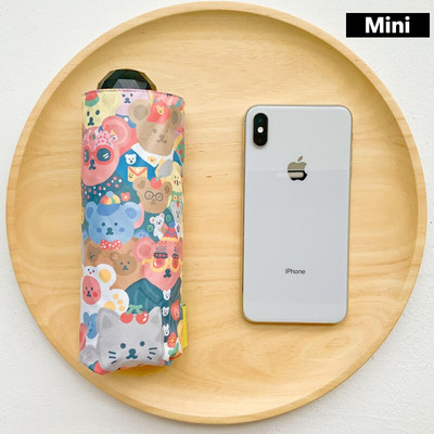 Roztomilý kreslený detský dáždnik, vetruodolný dámsky dáždnik, skladací automatický detský darčekový dáždnik, dámsky daždivý slnečný slnečník